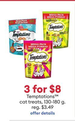 Petsmart Temptations™ cat treats offer