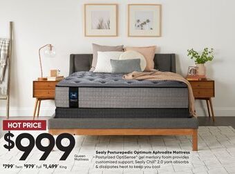 Sleep Country Sealy posturepedic optimum aphrodite mattress offer
