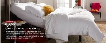 Sleep Country The bloom lift lifestyle adjustable base offer