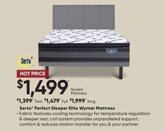 Sleep Country Serta® perfect sleeper elite wynter mattress offer
