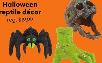Petsmart Halloween reptile decor offer
