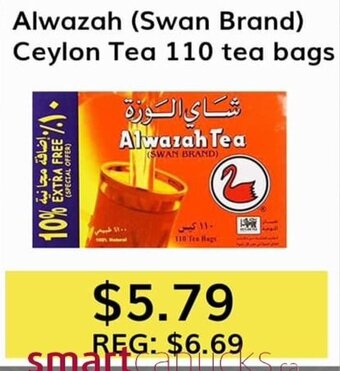 Oma Fresh Foods Alwazah (Swan Brand) Ceylon Tea offer