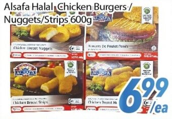 Bestco Food Mart Alsafa Halal Chicken Burgers/ Nuggets/Strips 600g offer