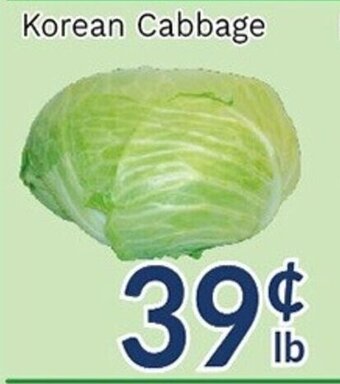 Oceans Fresh Food Market Korean Cabbage offer