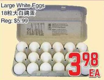 Foody Mart Large White Eggs offer