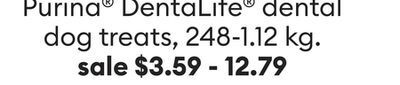 Petsmart Purina® dentalife® dental dog treats offer