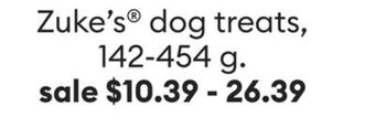 Petsmart Zuke's® dog treats offer