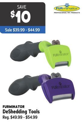 Ren’s Pets Depot Furminator deshedding tools offer