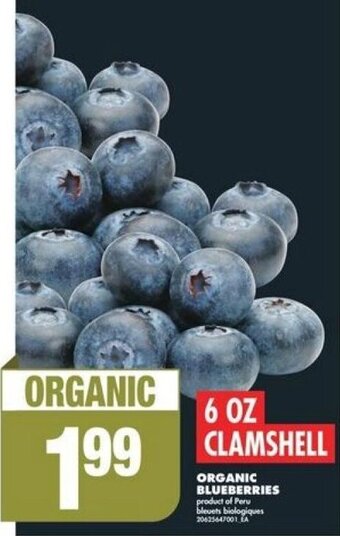 No Frills ORGANIC BLUEBERRIES offer