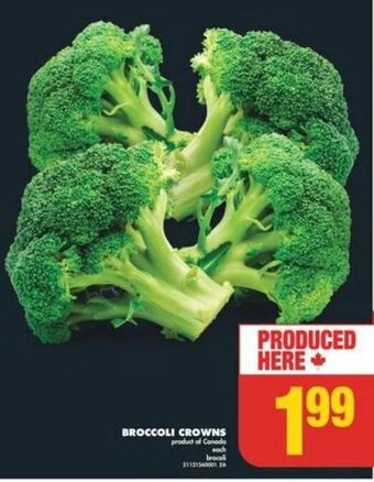 No Frills BROCCOLI CROWNS offer