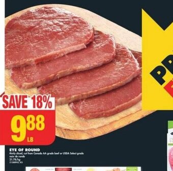 No Frills EYE OF ROUND offer