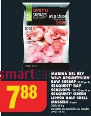 No Frills MARINA DEL REY WILD ARGENTINIAN RAW SHRIMP offer