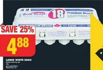 No Frills LARGE WHITE EGGS offer