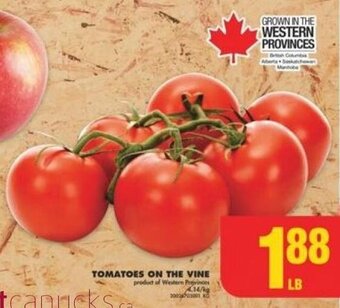 No Frills TOMATOES ON THE VINE offer