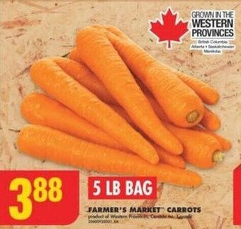 No Frills FARMER'S MARKET CARROTS offer