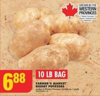 No Frills FARMER'S MARKET RUSSET POTATOES offer