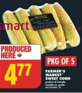 No Frills FARMER'S MARKET SWEET CORN offer