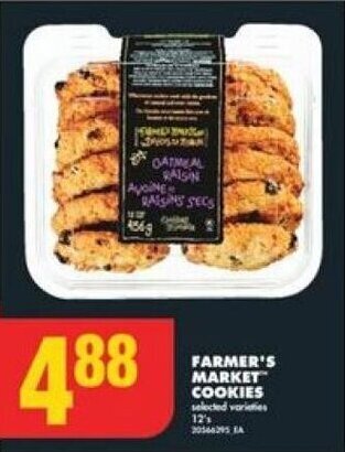 No Frills FARMER'S MARKET COOKIES offer