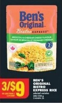No Frills BEN'S ORIGINAL BISTRO EXPRESS RICE offer