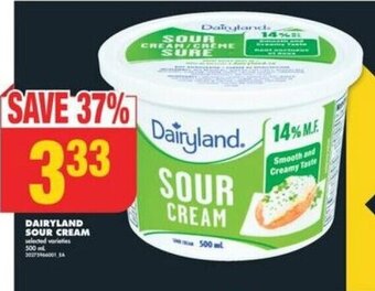 No Frills DAIRYLAND SOUR CREAM offer