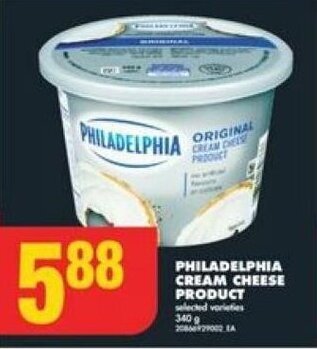 No Frills PHILADELPHIA CREAM CHEESE PRODUCT offer