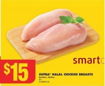 No Frills SUFRA HALAL CHICKEN BREASTS offer