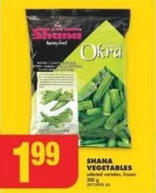 No Frills SHANA VEGETABLES offer