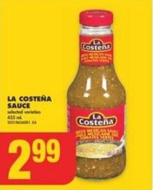 No Frills LA COSTEÑA SAUCE offer