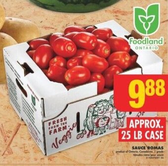 No Frills SAUCE ROMAS offer