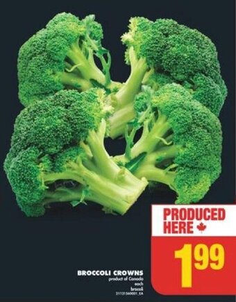 No Frills BROCCOLI CROWNS offer