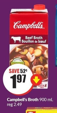 FreshCo Campbell's Broth 900 mL offer