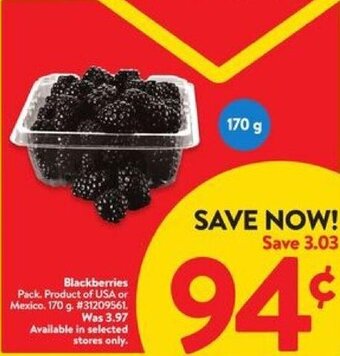 Walmart Blackberries offer