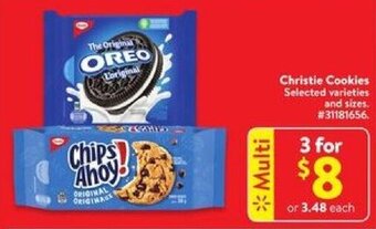 Walmart Christie Cookies offer