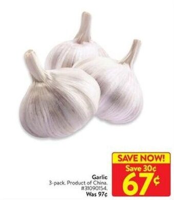 Walmart Garlic offer