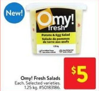 Walmart Omy! Fresh Salads offer