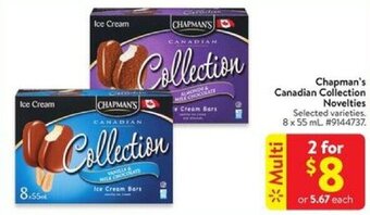 Walmart Chapman's Canadian Collection Novelties offer