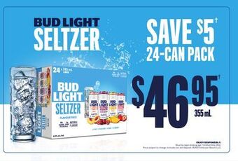 The Beer Store Bud light seltzer 24-can pack offer