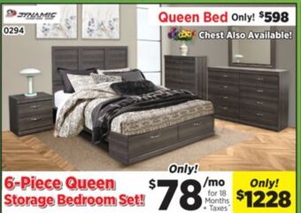 Surplus Furniture Sonoma 6-piece storage bedroom set offer