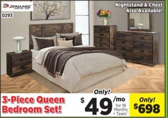 Surplus Furniture Montana 3-piece bedroom set offer