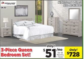 Surplus Furniture Aurora oak 3-piece bedroom set offer