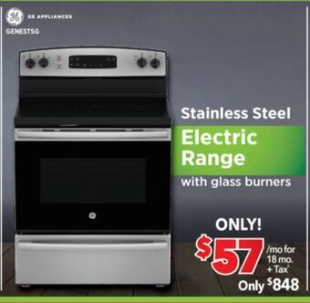 Surplus Furniture Stainless steel 30 electric range offer