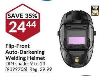 Princess Auto Flip-front auto-darkening welding helmet offer