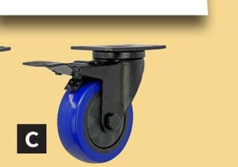 Princess Auto Cast ex 4 in. blue diamond tpu casters offer