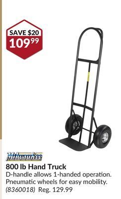Princess Auto 800 lb hand truck offer