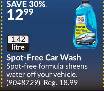 Princess Auto Spot-free car wash offer