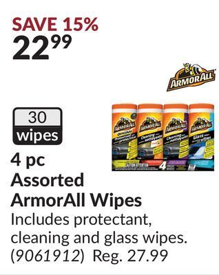 Princess Auto 4 pc assorted wipes offer