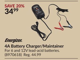 Princess Auto 4a battery charger/maintainer offer