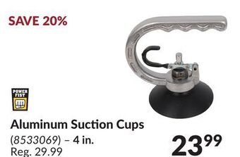 Princess Auto Power fist aluminum suction cups offer