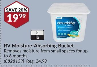Princess Auto Rv moisture-absorbing bucket offer