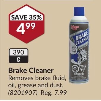 Princess Auto Brake cleaner offer